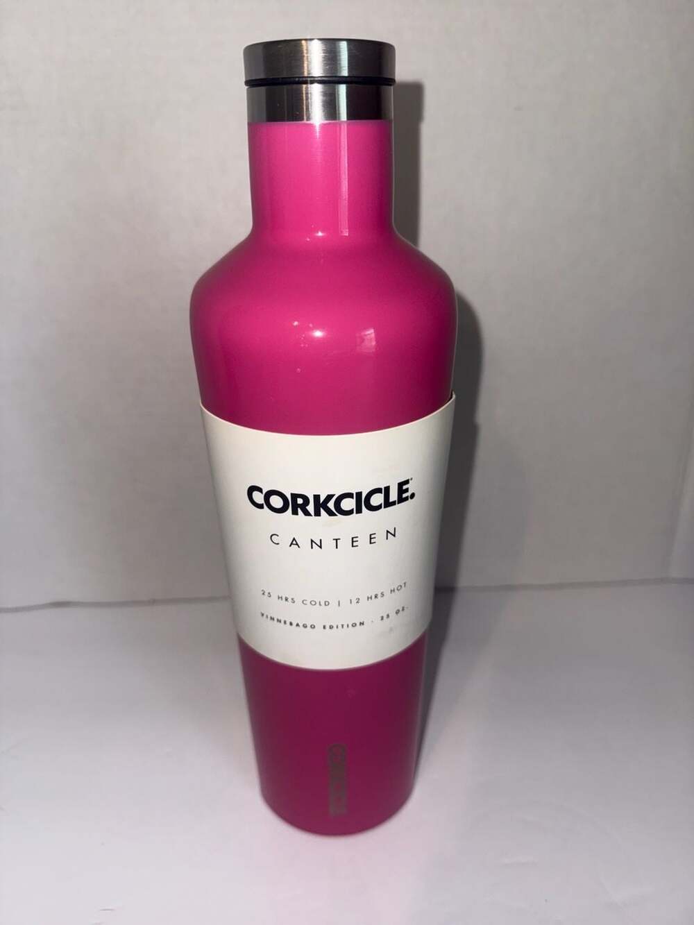 Corkcicle Canteen Vinnebago Edition 25 oz Pink Insulated Water Bottle